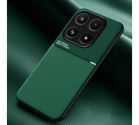 COMAKU Funda para Xiaomi 17, Ultrafino Textura Antideslizante PU + TPU Silicona Fundas Carcasa - Verde