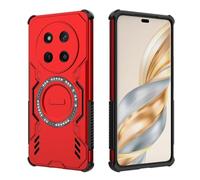 COMAKU Funda Ultra Armor para Honor Magic 7 Lite 5G, Carcasa Antigolpes TPU+PC, [Disipación Rápida de Calor] [Imán Fuerte] - Rojo