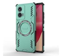 COMAKU Funda Ultra Armor para Motorola Edge 50 Fusion, Carcasa Antigolpes TPU+PC, [Disipación Rápida de Calor] [Imán Fuerte] - Verde