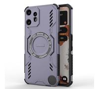 COMAKU Funda Ultra Armor para Nothing CMF Phone 2 Pro, Carcasa Antigolpes TPU+PC, [Disipación Rápida de Calor] [Imán Fuerte] - Morado