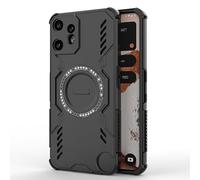 COMAKU Funda Ultra Armor para Nothing CMF Phone 2 Pro, Carcasa Antigolpes TPU+PC, [Disipación Rápida de Calor] [Imán Fuerte] - Negro