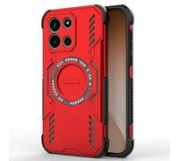 COMAKU Funda Ultra Armor para OnePlus Nord 6, Carcasa Antigolpes TPU+PC, [Disipación Rápida de Calor] [Imán Fuerte] - Rojo
