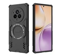 COMAKU Funda Ultra Armor para Realme 14 Pro 5G, Carcasa Antigolpes TPU+PC, [Disipación Rápida de Calor] [Imán Fuerte] - Negro