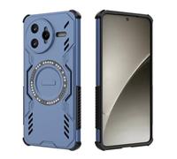 COMAKU Funda Ultra Armor para Xiaomi Poco F7 Pro, Carcasa Antigolpes TPU+PC, [Disipación Rápida de Calor] [Imán Fuerte] - Azul