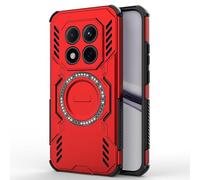 COMAKU Funda Ultra Armor para Xiaomi Redmi Note 15 Pro 5G, Carcasa Antigolpes TPU+PC, [Disipación Rápida de Calor] [Imán Fuerte] - Rojo