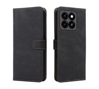 COMAKU Funda ZTE Blade A35, Flip Carcasa con Bloqueo de RFID, Magnetic Cerrado, Teléfono móvil a Prueba de Golpes Carcasa -Negro