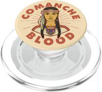 Comanche Blood Nation Sunburst Orgullosa Mujer nativa Americana PopSockets PopGrip para MagSafe