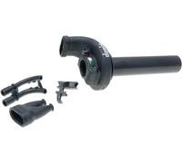 Comando De Gas KRE 03 Sin Puños Domino Push-Pull Racing Negro