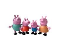 Comansi Set de 4 figuras Colección Familia Peppa Pig – Peppa, George, Mama y Papa – 6 cm