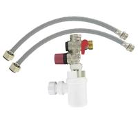 Comap S600502 - Grupo de seguridad para el calentador de agua con un tubo de sifón / 2 pulgadas para el suministro d