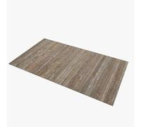 Comart, Alfombra Bamboo Style de Cocina, Base Antideslizante, Alfombra de Listones de Madera, Camino Resistente, diseño Elegante, fácil de Limpiar, Estera Shabby Chic Multiusos, Color Choco 50 x 110