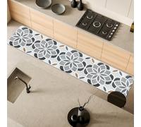 Comart - Alfombra de Cocina Málaga - Alfombra 100% PVC - Antimanchas - Antideslizante - Impermeable - Alfombra Lavable en Lavadora - Camino Moderno para Cocina y Pasillo - Geométrico - 55 x 270 cm