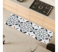 Comart - Alfombra de Cocina Málaga - Alfombra 100% PVC - Antimanchas, Antideslizante - Impermeable - Alfombra Lavable en Lavadora - Camino Moderno para Cocina y Pasillo - Geométrico - 55 x 170 cm
