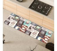 Comart - Alfombra de Cocina Málaga - Alfombra de Pasillo 100% PVC - Antimanchas - Antideslizante - Impermeable - Alfombra Lavable en Lavadora - Camino Moderno para Cocina y Pasillo - Estilo Vintage
