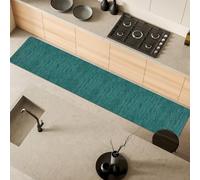 Comart, Alfombra Nancy para Cocina, Pasillo y decoración, Antideslizante, de Chenilla, Borde Antideslizante, Suave, Resistente, Lavable a máquina, Fabricada en Italia, Color Jade, 50 x 270 cm