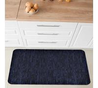 Comart - Alfombra para Cocina Nancy - Antideslizante - Lavable en Lavadora - Moderna Alfombra de Chenilla - Camino de Pasillo y Cocina - Suave y Resistente - Made in Italy - Azul - 50 x 75 cm
