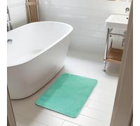 Comart - Alfombra Tahití Baño - 45 x 75 cm - Ultra Absorbente - Alfombrilla Fina para Ahorrar Espacio - Suave bajo los pies - Transpirable - Secado rápido - Antideslizante - Lavable a máquina