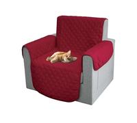 Comart, Majestic - Funda Universal para sofá y sillón con reposabrazos, Acolchada, Reversible, Lavable a máquina, Antideslizante, antiarañazos, para Mascotas, Burdeos, sillón de 1 Plaza