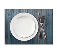 Comart - Mantel Individual de bambú Edge - Juego de 4 manteles Individuales de 30 x 45 cm - Lavables - Resistentes al Calor - para Desayuno, Almuerzo - Elegantes salvamanteles - Eco Friendly de bambú