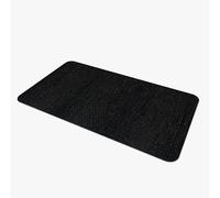 Comart, Nancy - Alfombra Antideslizante de Chenilla para Cocina, Pasillo y decoración, Borde Antideslizante, Suave, Resistente, Lavable a máquina, Fabricada en Italia, Color Negro, 50 x 100 cm