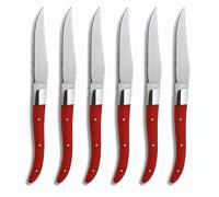 Comas - Cuchillo Chuletero ARC 6 piezas Comas Rojo 225 mm.
