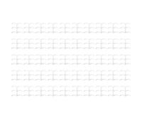 Comb Binding Spines 16mm 3 Rings | 50PCS PP Book Binder Spine for Reports/Presentations/Albums | Cuttable & Compatible with Letter / B5 / Legal Paper (Blanca)