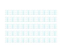 Comb Binding Spines 16mm 3 Rings | 50PCS PP Book Binder Spine for Reports/Presentations/Albums | Cuttable & Compatible with Letter / B5 / Legal Paper (Verde claro)