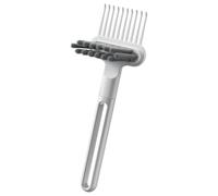 Comb Cleaning Tool - Handheld Lint Extractor, Retractable Nylon Bristle Scrub with Ergonomic Grooved Grip, Instant Fiber Release, Ideal for Daily Grooming Maintenance and Travel Kits