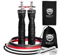 Comba de Saltar con Lastre Fitness Boxeo Comba Crossfit Profesional Hombre/Mujer Gimnasio en Casa Cuerda Saltar Crossfit Exercise Comba Pesada Jump Rope ✪GARANTÍA VIDA✪ (2x Combas 2x Pesas +Toalla)