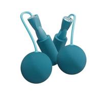 Comba para Saltar Cross Training Deportes Interiores Y Al Aire Libre Que Saltan Inalámbricos De La Bola Del Peso Salta Sin Cuerda Entrenamiento Aptitud Interior Deporte(Blue)