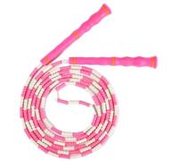 Comba para Saltar Cross Training Equipo Aeróbico Ajustable Del Ejercicio De La Cuerda Que Salta Aptitud Lujo Bambú Deporte(Pink)