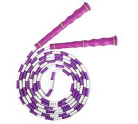 Comba para Saltar Cross Training Equipo Aeróbico Ajustable Del Ejercicio De La Cuerda Que Salta Aptitud Lujo Bambú Deporte(Purple)