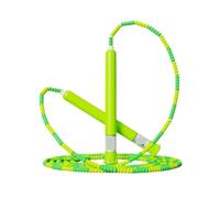 Comba para Saltar Cross Training Equipo Ajustable De Bambú Del Entrenamiento Ejercicio Los Deportes La Cuerda Que Salta Aptitud Deporte(Grün)