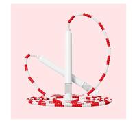 Comba para Saltar Cross Training Equipo Ajustable De Bambú Del Entrenamiento Ejercicio Los Deportes La Cuerda Que Salta Aptitud Deporte(White)