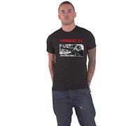 Combat 84 Camiseta Send In The Marines Band Logo Nue oficial para hombre, color negro, Negro , XL