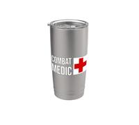 COMBAT MEDIC ESPECIALISTA EJÉRCITO FUERZAS ARMADAS Vaso térmico de acero inoxidable de doble pared