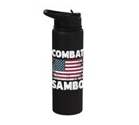 Combat Sambo Russian Martial Arts Stainless Steel Insulated Water Bottle