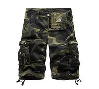 Combat Shorts for Men UK,Mens Loose Casual European and American Work Clothes Camouflage Shorts Large Multi Pocket Five Point Pants Mens Jeans 38 Waist Mens Jeans 34 Waist 30 Leg ESA148A