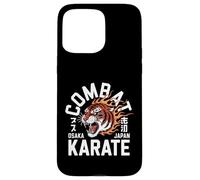 Combate Karate Fierce Tiger Osaka Japón Carcasa para iPhone 15 Pro Max