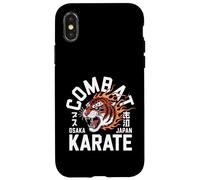 Combate Karate Fierce Tiger Osaka Japón Carcasa para iPhone X/XS