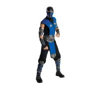 Combate Mortal de Lujo para Hombre con Licencia Disfraz Subzero Disfraz