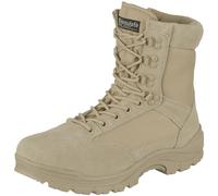 Combate Táctico Side Zip Seguridad Policía Ejército Hombres Boots Desert Khaki R