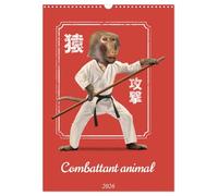 Combattant Animal (Calendrier mural 2026 DIN A3 vertical), CALVENDO Calendrier Mensuel
