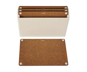 Combekk Tabla de cortar Combekk. 5 piezas Arena-marrón