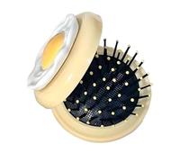Combent para el pelo de viaje - Espazo de temor de dibujos animados con diseño de huevos | Peine de masaje de cuero cabelludo de aire portátil para adultos y niños, cepillo para el cabello