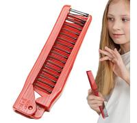 Combent plegable - Copa para el pelo de bolsillo compacta, viajero de viaje | Mini peine, herramienta de peinado portátil, cepillo para el pelo plegable, bolso, accesorios de aseo