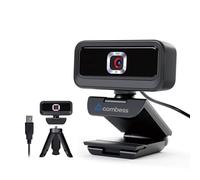 Combess Cámara web 4K para PC, cámara de computadora para escritorio, cámara web USB con trípode, 2 micrófonos de reducción de ruido, cubierta de privacidad integrada, para PC/Zoom/Skype/Team/Laptop