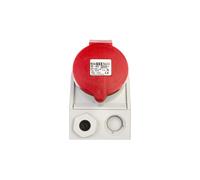 Combi 32A 5P 400V + 2P+Z 230V enchufe fijo IP44 TORNILLO 1018