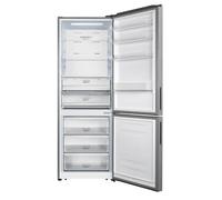 Frigorífico Combi No Frost 200cm 495L E Inox Motor Inverter Display LED Puertas Reversibles Cajón Fresh Box