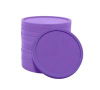 CombiCraft 1000 Fichas de plástico Color Púrpura - 29 mm de diámetro -Idelales para Juegos de Mesa y Ejercicios de aritmética